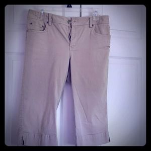 Tan Capri pants